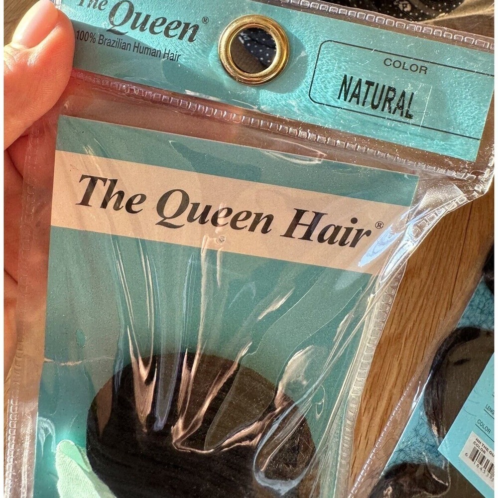 100% Human Hair Extensions Clip In Virgin Brazilian 16” 20A Grade Natural Black‍ - Picture 4 of 6